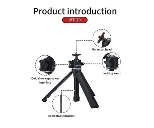 Jmary MT-29 Portable Mini Tripod For Camera Mobile DSLR