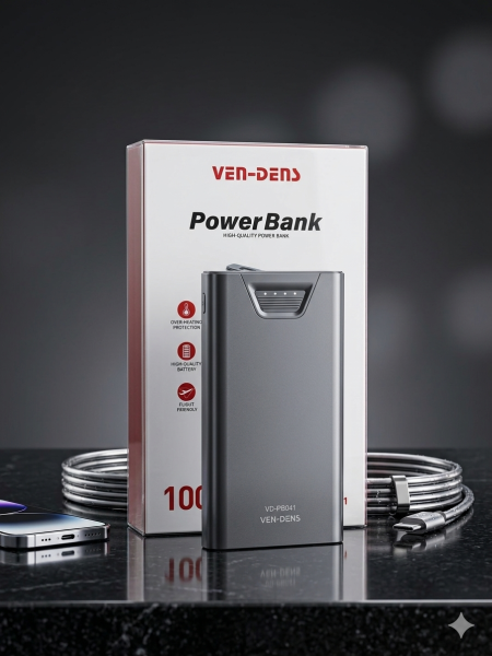 Summer Essentials Combo! Mini Mist Fan And  VEN-DENS 10,000mAh Power Bank Combo